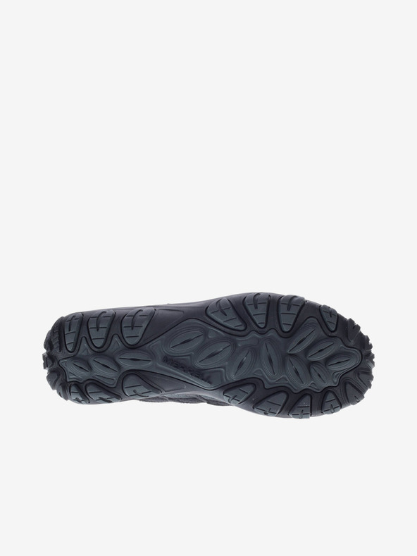 Merrell Čierne pánske outdoorové členkové tenisky MERRELL West Rim Sport Mid GTX