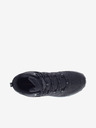 Merrell Čierne pánske outdoorové členkové tenisky MERRELL West Rim Sport Mid GTX