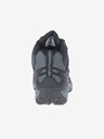 Merrell Čierne pánske outdoorové členkové tenisky MERRELL West Rim Sport Mid GTX