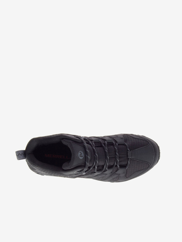 Merrell Čierne pánske outdoorové členkové tenisky MERRELL Claypool Sport Mid GTX