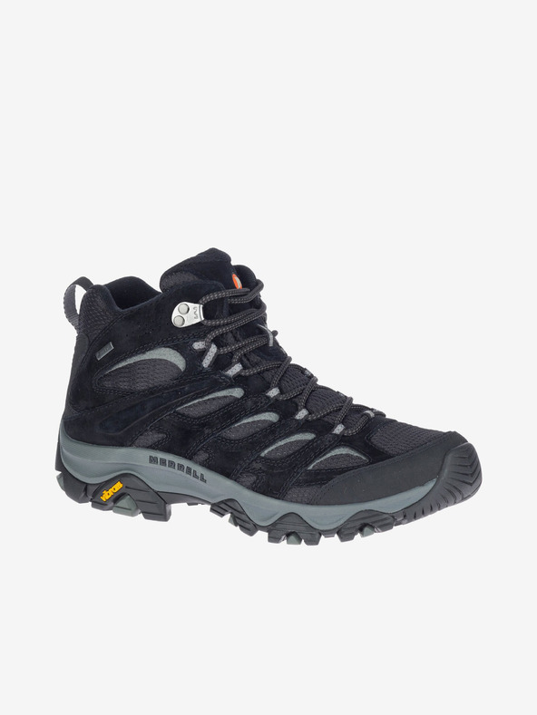 Merrell Čierne pánske členkové outdoorové tenisky MERRELL Moab 3 Mid GTX