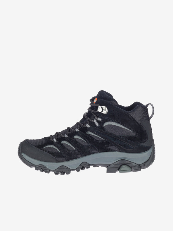 Merrell Čierne pánske členkové outdoorové tenisky MERRELL Moab 3 Mid GTX