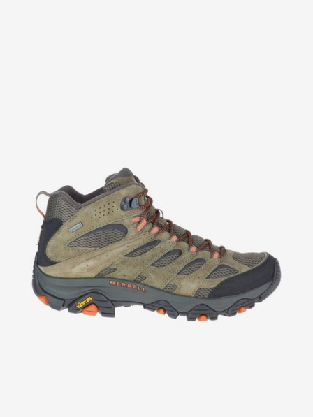Merrell Zelené pánske členkové outdoorové tenisky MERRELL Moab 3 Mid GTX