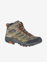Merrell Zelené pánske členkové outdoorové tenisky MERRELL Moab 3 Mid GTX