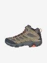 Merrell Zelené pánske členkové outdoorové tenisky MERRELL Moab 3 Mid GTX