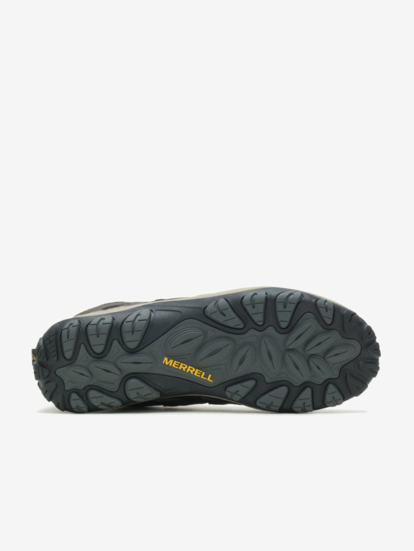 Merrell Hnedočierne pánske členkové outdoorové tenisky MERRELL West Rim Sport Mid GTX