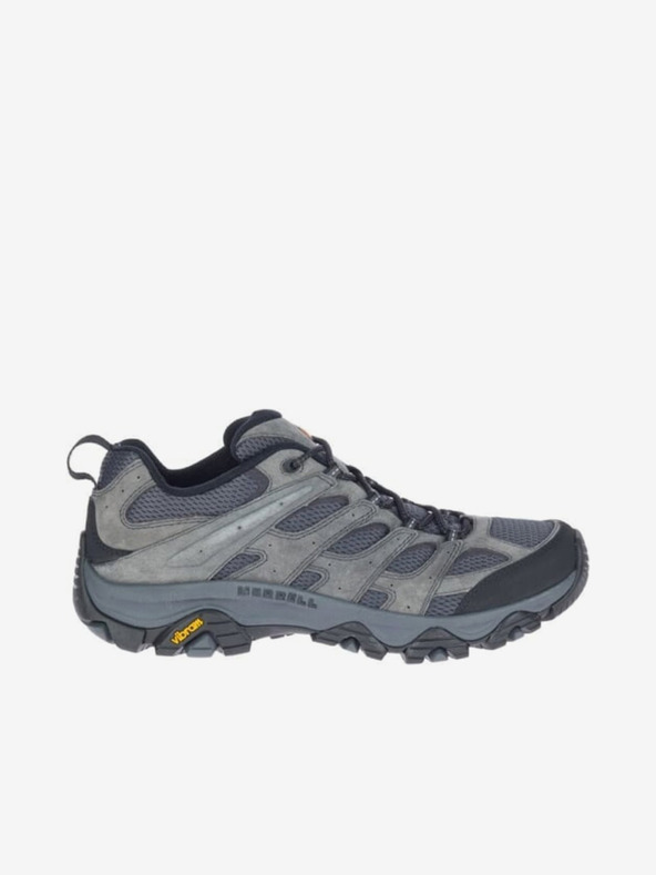 Merrell Sivé pánske semišové outdoorové tenisky MERRELL Moab 3 Mid