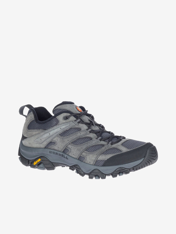 Merrell Sivé pánske semišové outdoorové tenisky MERRELL Moab 3 Mid