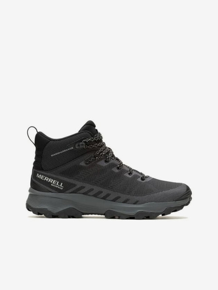 Merrell Čierne pánske členkové outdoorové tenisky MERRELL Speed Eco Mid Waterproof