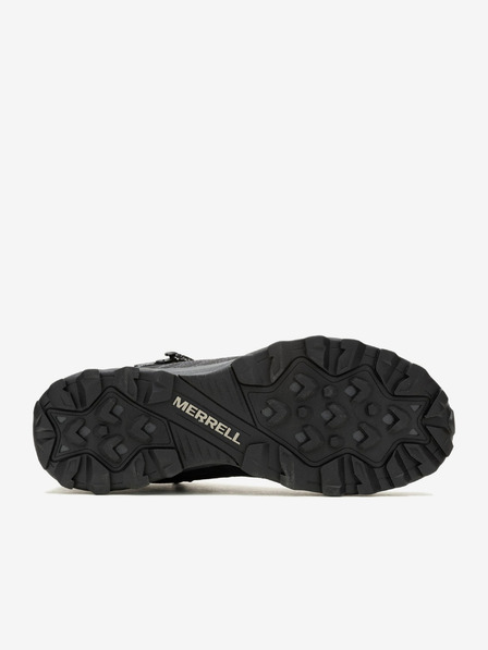 Merrell Čierne pánske členkové outdoorové tenisky MERRELL Speed Eco Mid Waterproof