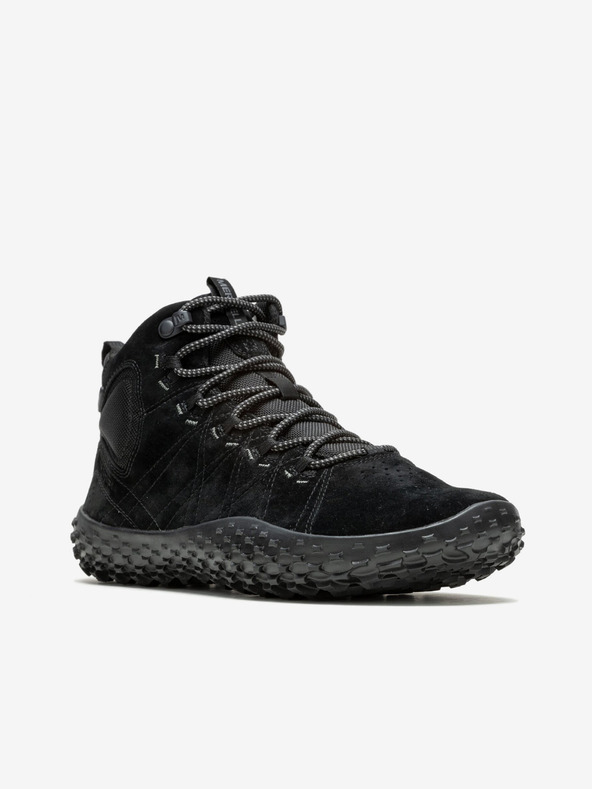 Merrell Čierna pánska športová obuv MERRELL Wrapt Mid Waterproof