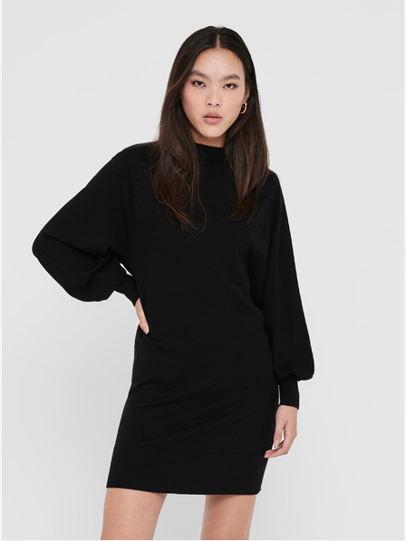 ONLY Čierne ONLY Abelle Sweater šaty