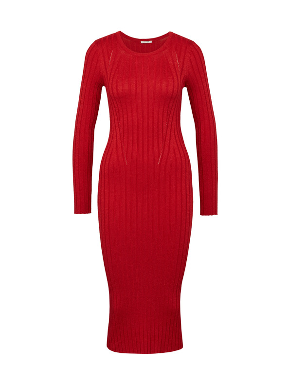 Orsay Červené dámske midi šaty ORSAY