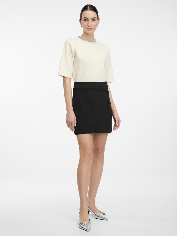 Orsay Čierna dámska sukňa ORSAY