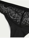 Marks & Spencer Body Soft™ tangá s čipkou, sada 3 kusov Marks & Spencer čierne