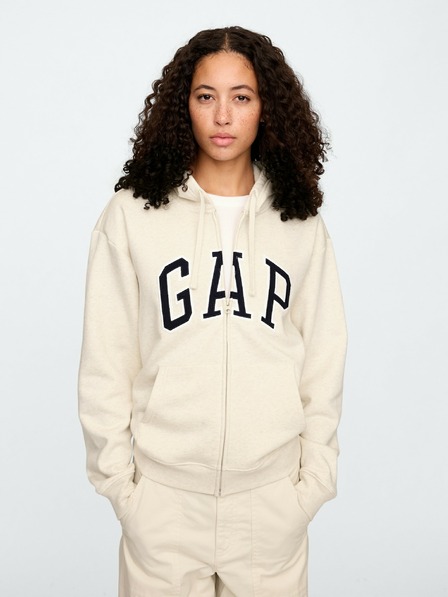 GAP Mikina s logom a fleece GAP