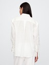GAP Ľanová oversize košeľa Big Shirt GAP