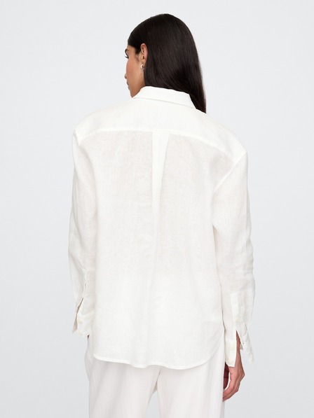 GAP Ľanová oversize košeľa Big Shirt GAP