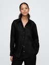 GAP Ľanová oversize košeľa Big Shirt GAP