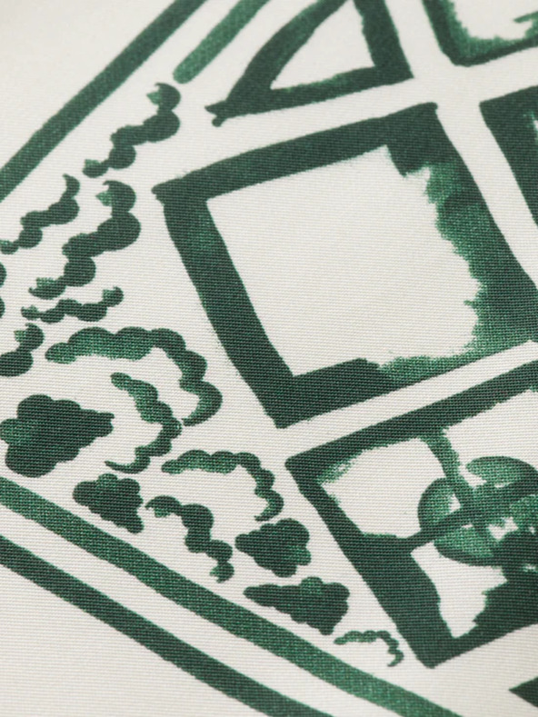 Scotch & Soda Zelená a krémová dámska vzorovaná košeľa Scotch & Soda