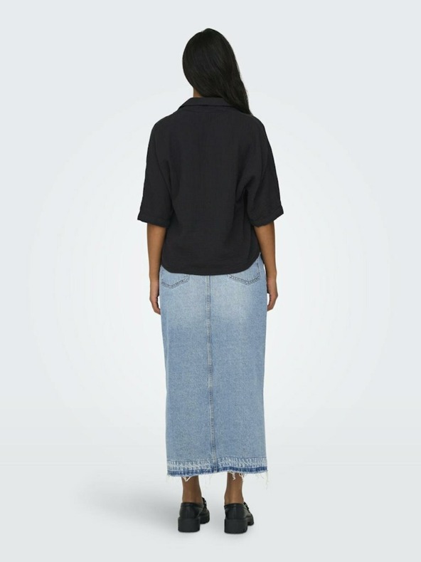 ONLY Tmavosivá dámska blúzka ONLY Thyra