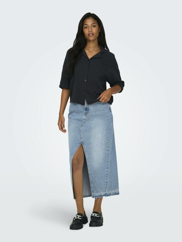 ONLY Tmavosivá dámska blúzka ONLY Thyra