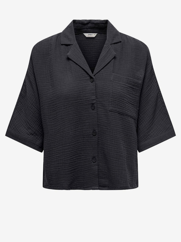 ONLY Tmavosivá dámska blúzka ONLY Thyra