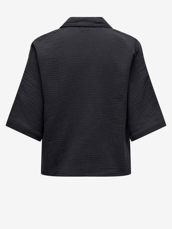 ONLY Tmavosivá dámska blúzka ONLY Thyra