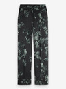 Scotch & Soda Zeleno-čierne dámske vzorované nohavice Scotch & Soda