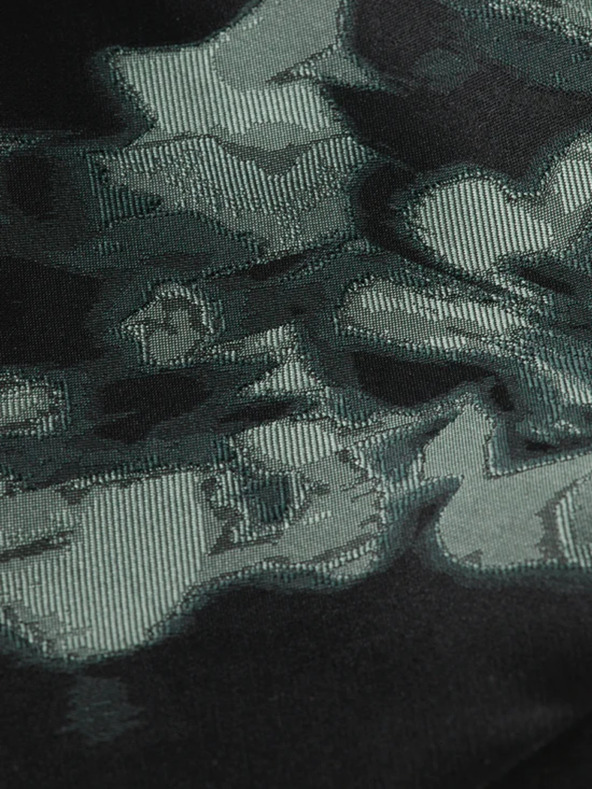 Scotch & Soda Zeleno-čierne dámske vzorované nohavice Scotch & Soda