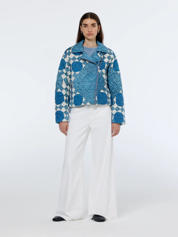 Scotch & Soda Biele dámske džínsy so širokými nohavicami Scotch & Soda