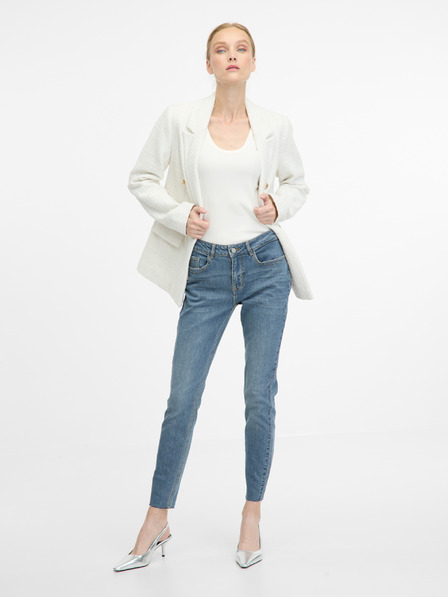 Orsay Modré dámske skinny fit džínsy ORSAY