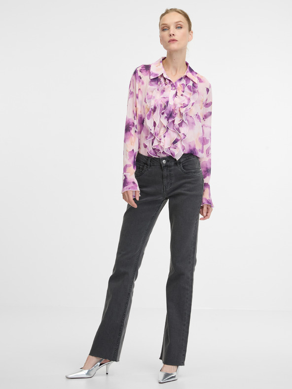 Orsay Čierne dámske bootcut džínsy ORSAY