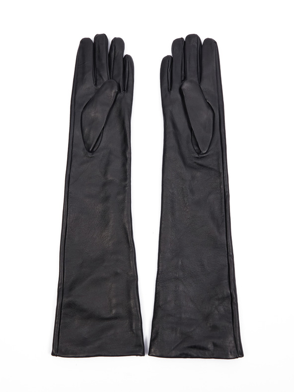Orsay Čierne dámske dlhé rukavice ORSAY