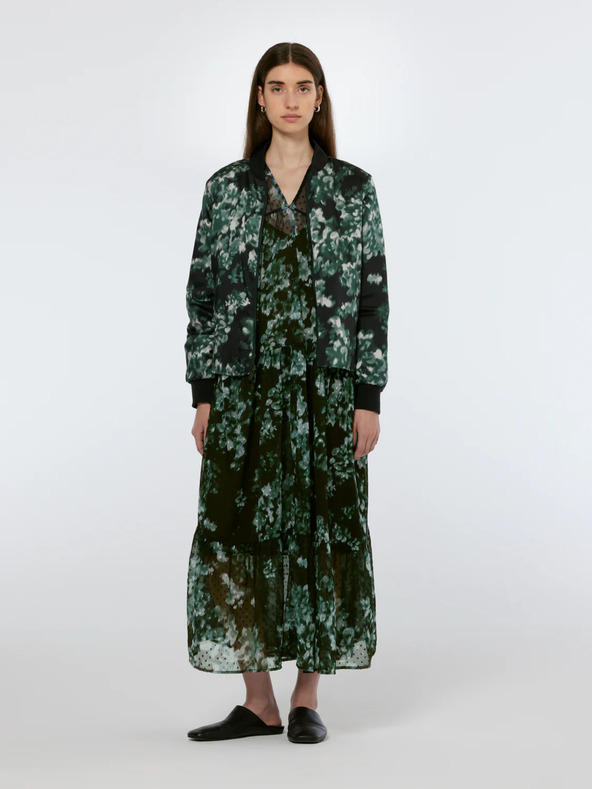 Scotch & Soda Zelené dámske obojstranné bombery Scotch & Soda