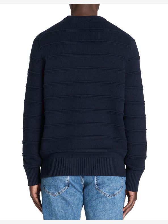 Celio Tmavomodrý pánsky sveter Celio Leaaron