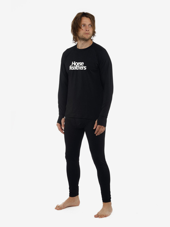 Horsefeathers Termotričko Riley - čierne veľkosť L HORSEFEATHERS