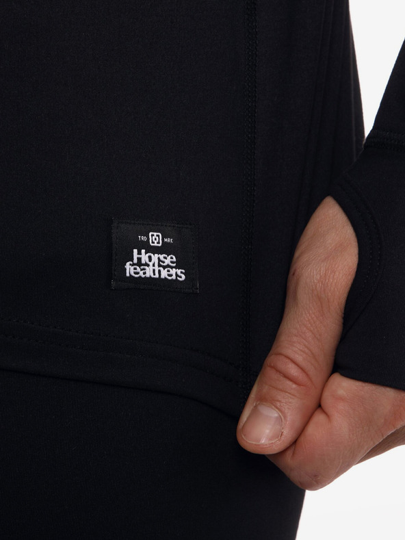 Horsefeathers Termotričko Riley - čierne veľkosť L HORSEFEATHERS