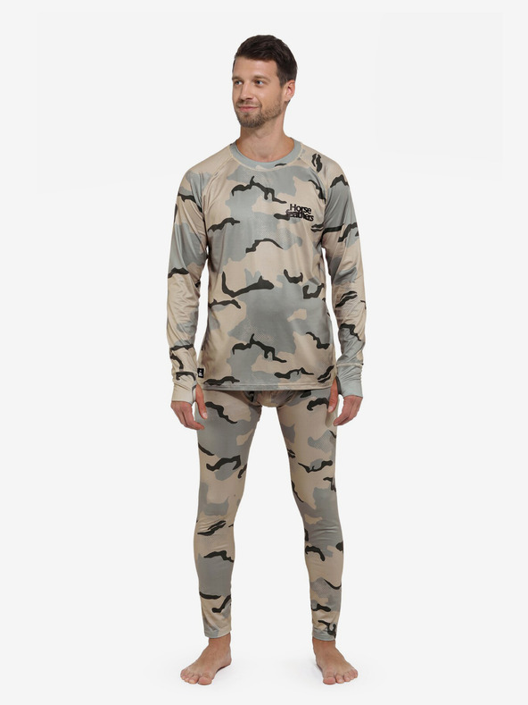 Horsefeathers Termokošeľa Riley - púštna kamufláž veľkosť L HORSEFEATHERS