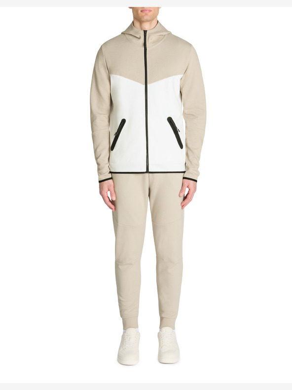 Celio Béžové pánske tepláky Celio Lonewyoke