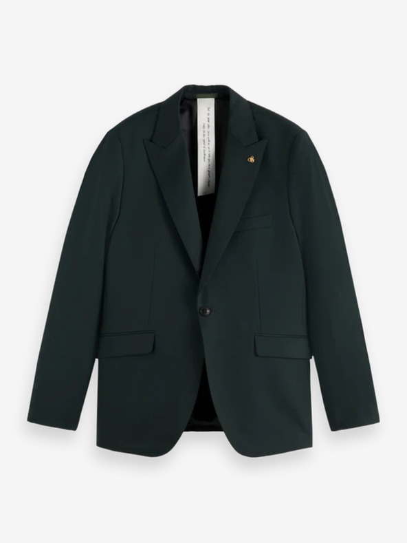 Scotch & Soda Pánske tmavozelené vlnené sako Scotch & Soda