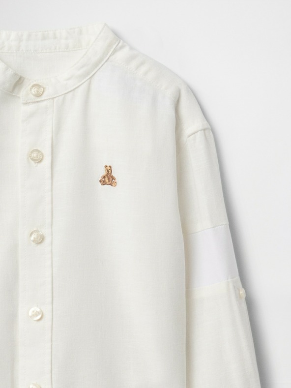 GAP Baby ľanová košeľa GAP