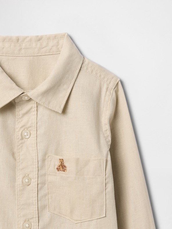 GAP Baby ľanová košeľa GAP