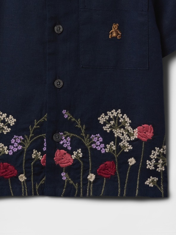 GAP Baby ľanová košeľa GAP