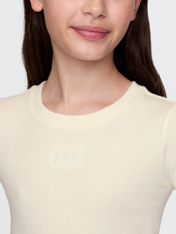 GAP Detské rebrované tričko GAP