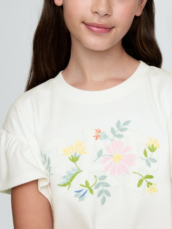 GAP Detské oversize mikinové šaty GAP