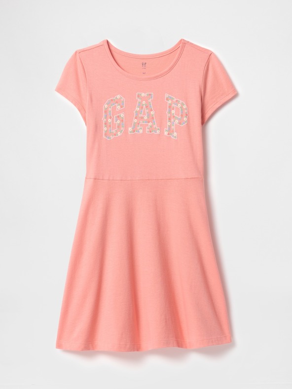 GAP Detské šaty s logom GAP