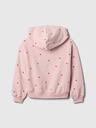 GAP Detská mikina s logom a fleece GAP