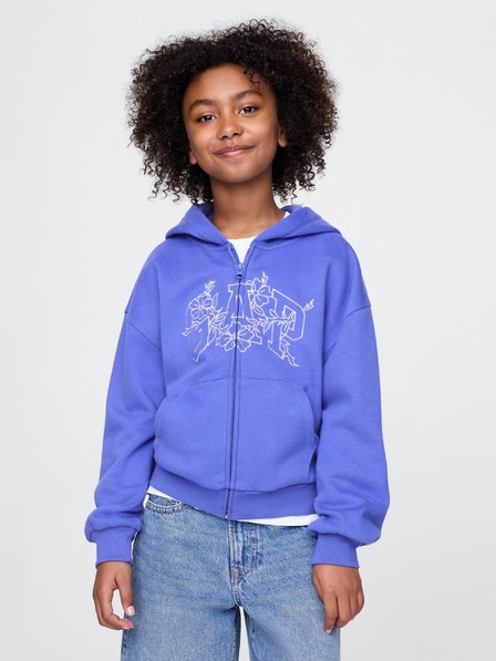 GAP Detská oversize mikina s logom GAP