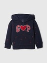 GAP Baby mikina s logom GAP